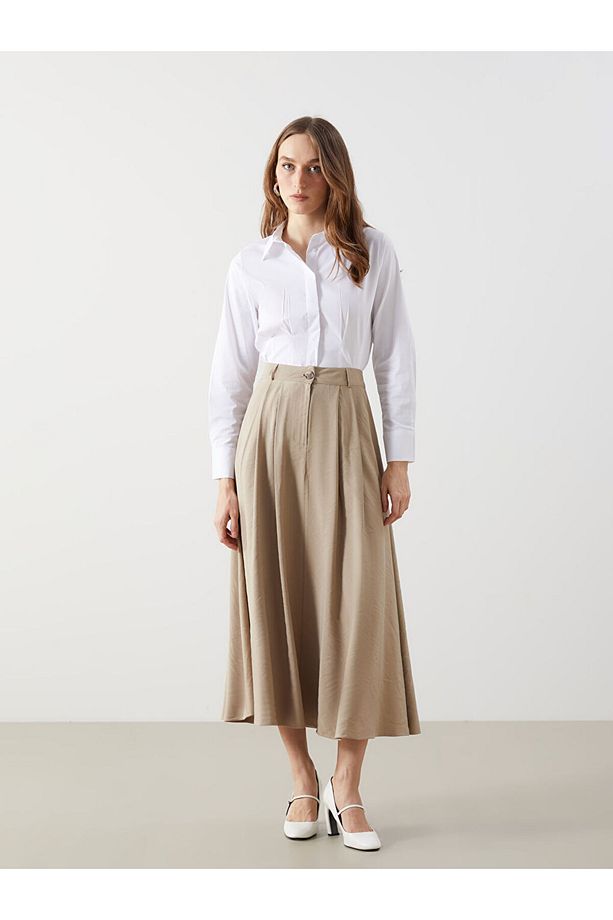 Poplin Kadın Etek - 2