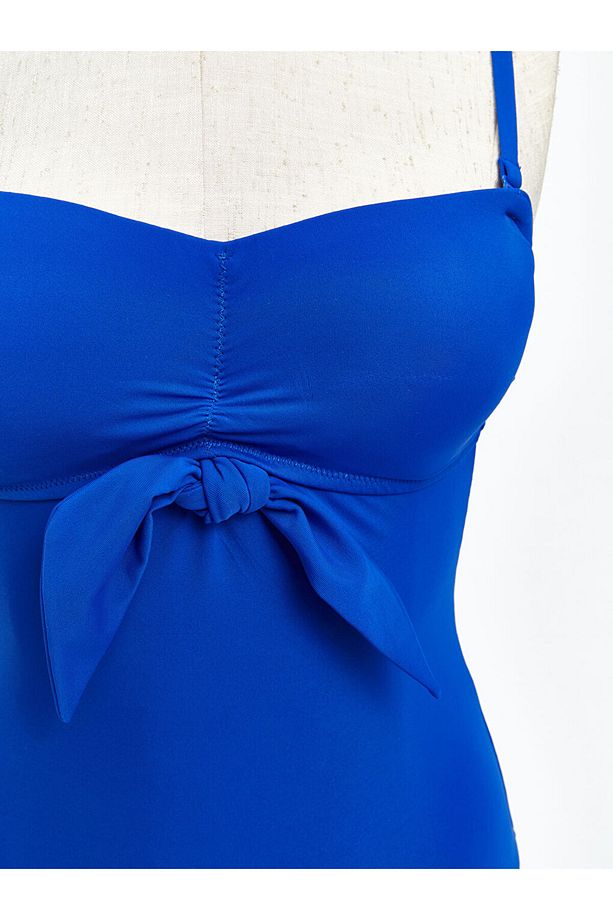 LCW Kalp Yaka Düz Askılı Kadın Mayo Fast Moda - 3