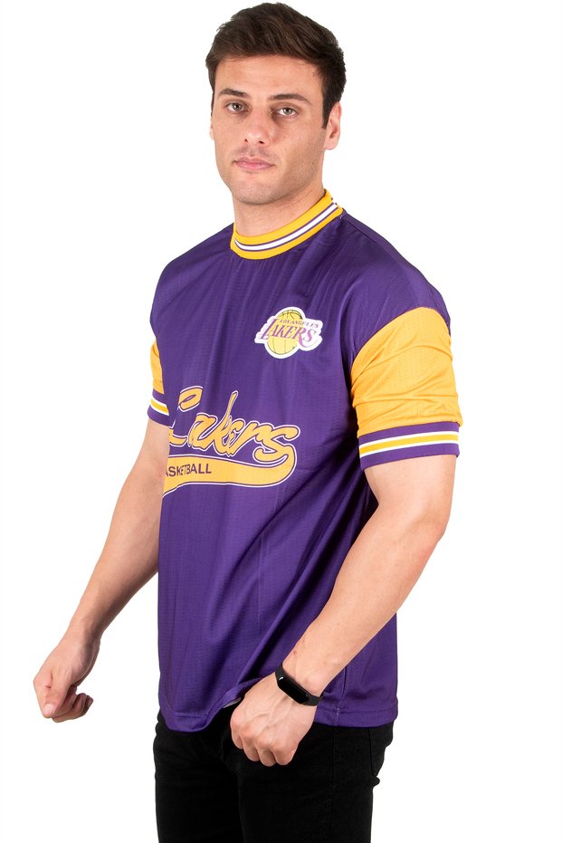 Men's Purple Los Angeles Lakers T-Shirt2303132
