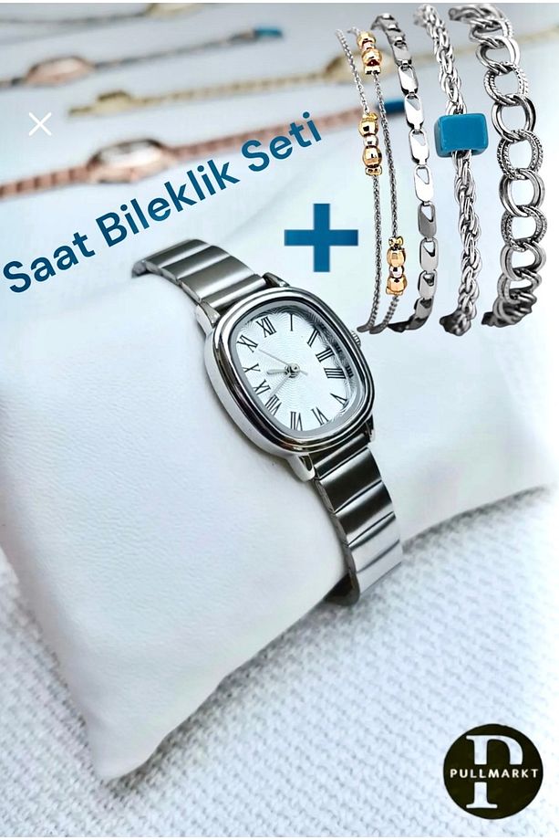 Sparkle Kol Saati + 6 lı Bileklik Seti - 1