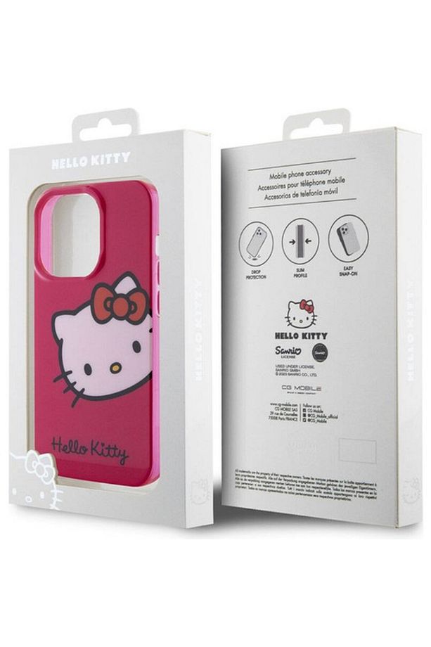 Apple Iphone 15 Pro Max Uyumlu Kılıf Lisanslı Yazı Ve Ikonik Logolu Kitty Head - 5