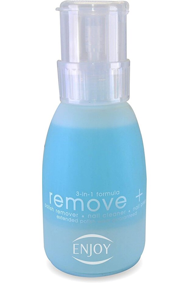 Remove Polish 237ml Acetone Blue (0758) --- Enjoy Nail Polish Remover 237ml Blue