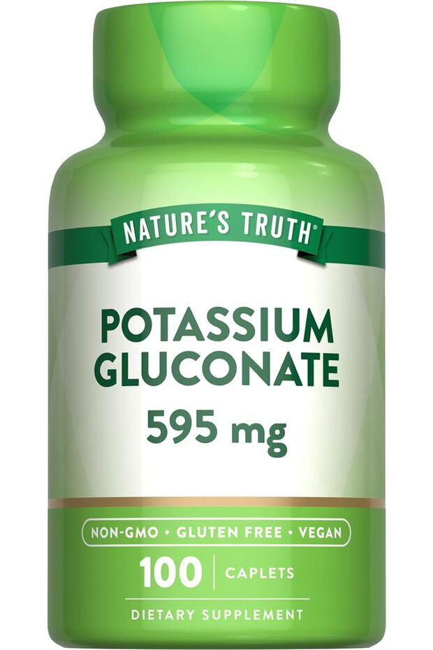 , Potassium Gluconate 595mg, 100 Tablets