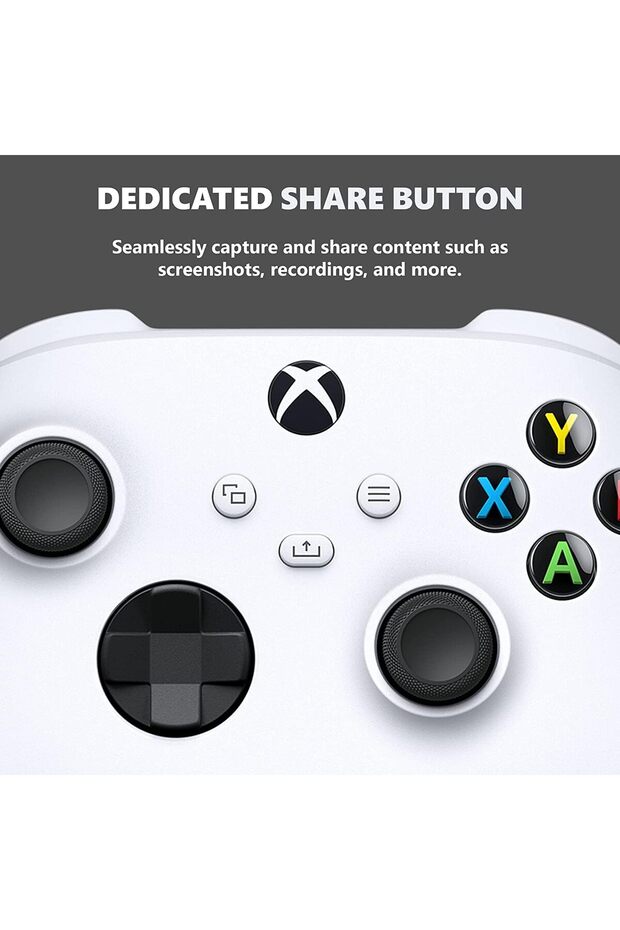 جهاز تحكم عن بعد من مايكروسوفت لجهاز إكس بوكس QAS-00001، روبوت (أبيض) - 5
