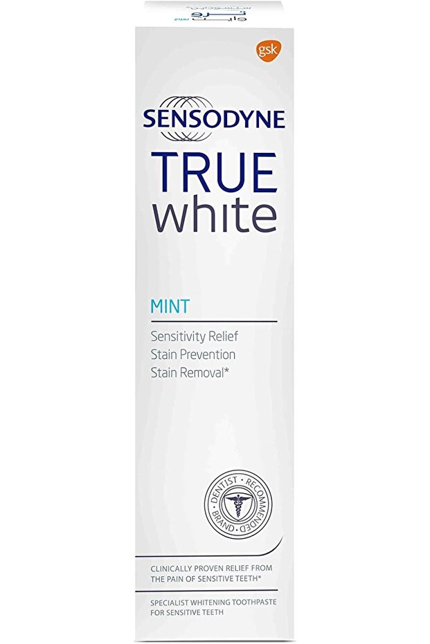سنسوداين ترو وايت معجون أسنان - بالنعناع 75 مللي TRUE WHITE MINT 75 ML