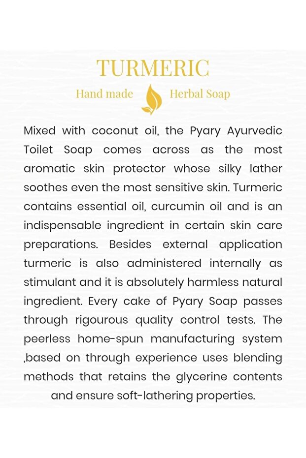 Soap Turmeric 75g - 2