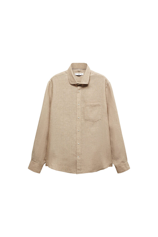 Erkek Bej Gömlek 67035983 - 2