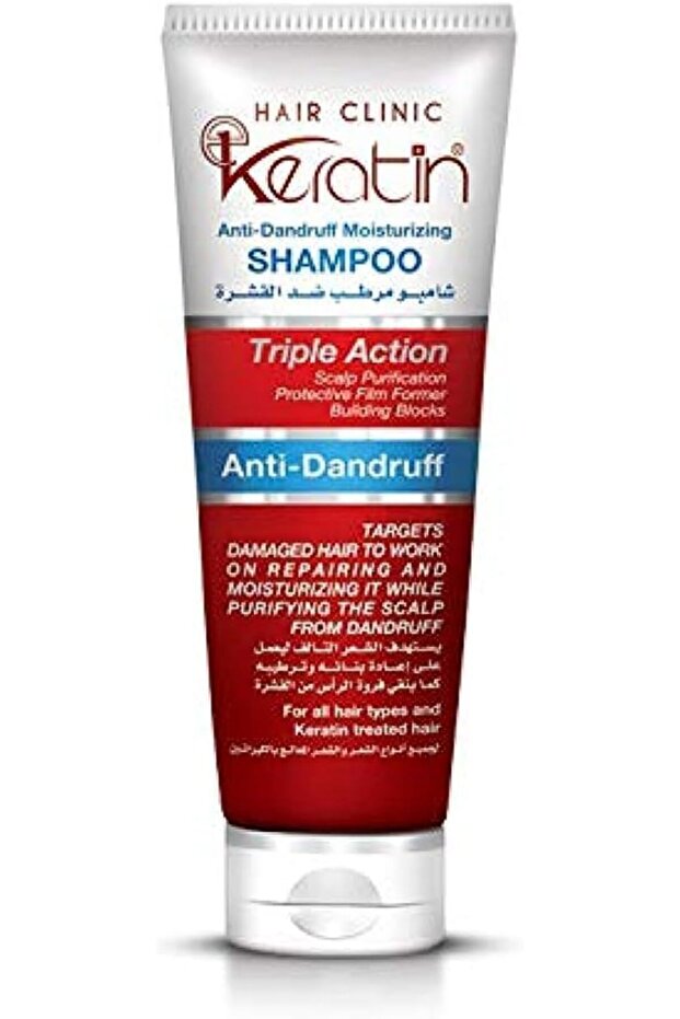 E Keratin Anti-Dindruff Moisturizing Shampoo, 230 ml