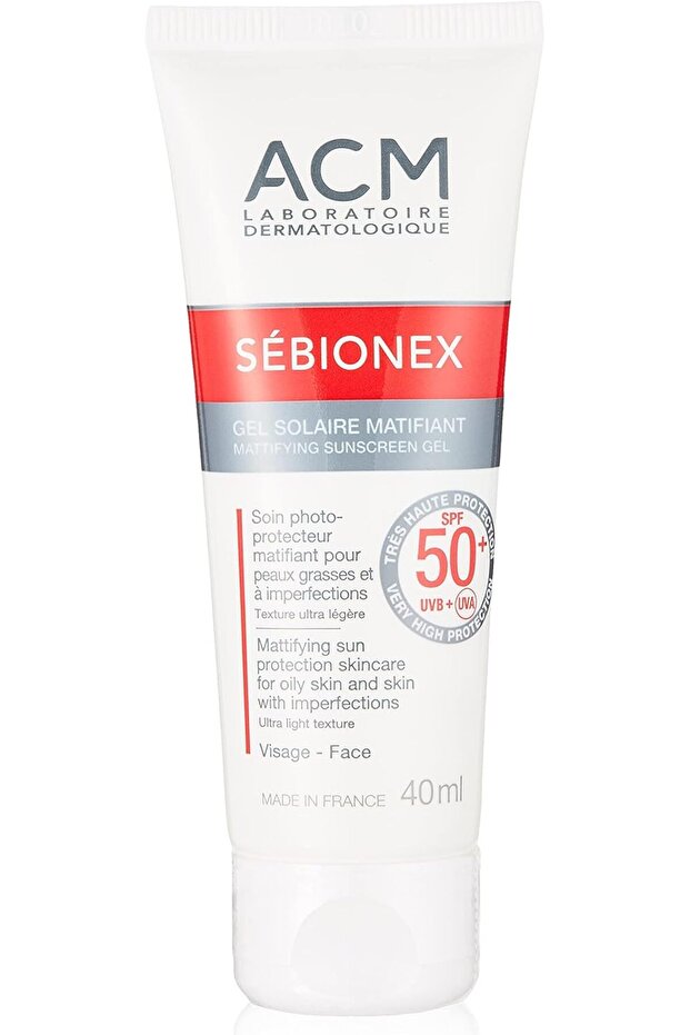 ACM mattifying sunscreen gel for oily skin 40 ml - 2