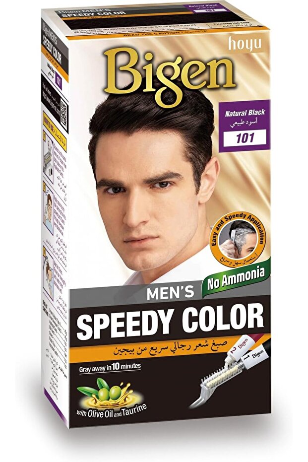 بيجين صبغة شعر سريعة للرجال - لون أسود (101) 40 جرام