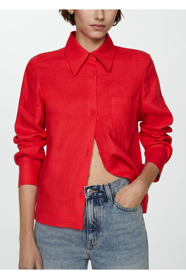 Mercan Kadın Gömlek 67997141 - 4