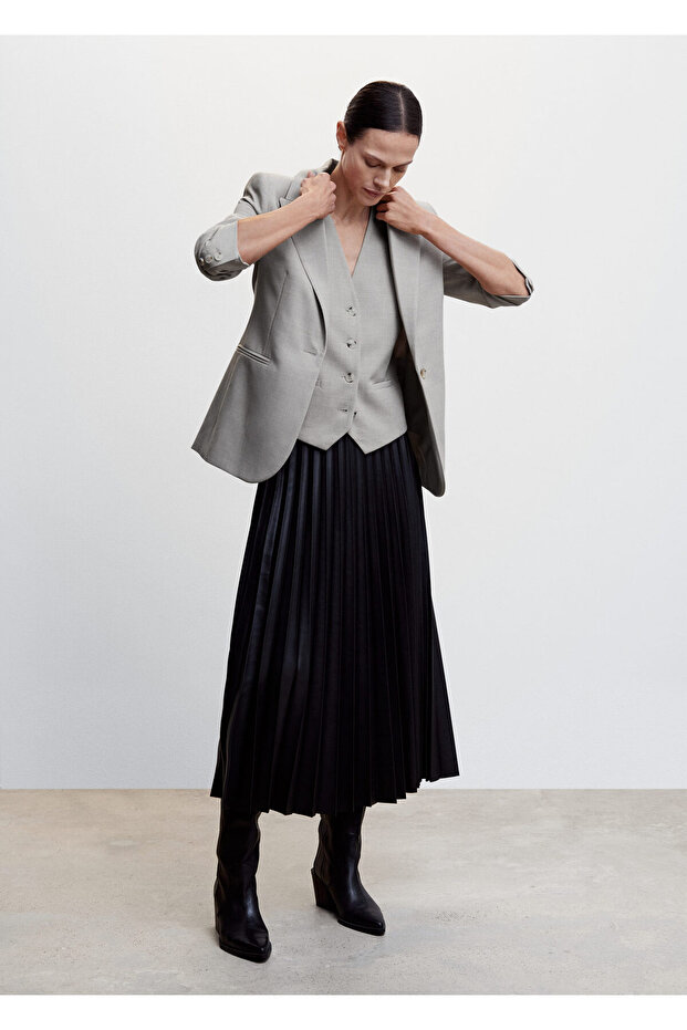 Černá dámská sukně 47132003 - 10