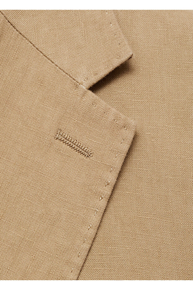 Koyu Camel Erkek Blazer Ceket 77110587 - 10