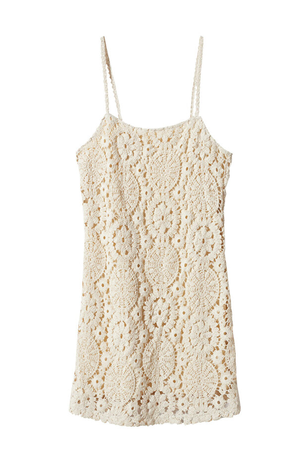 Crochet short dress - 3