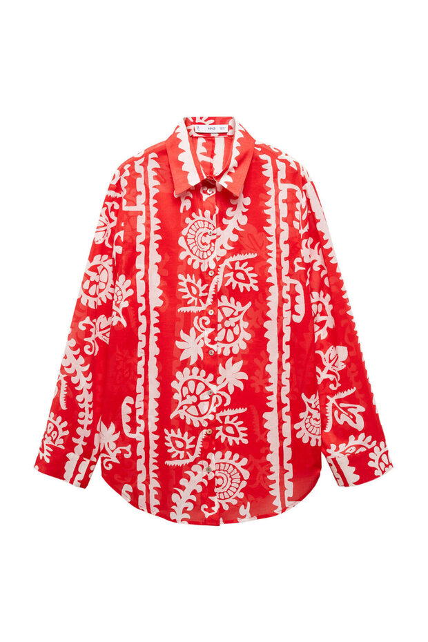 Printed oversize shirt - 4