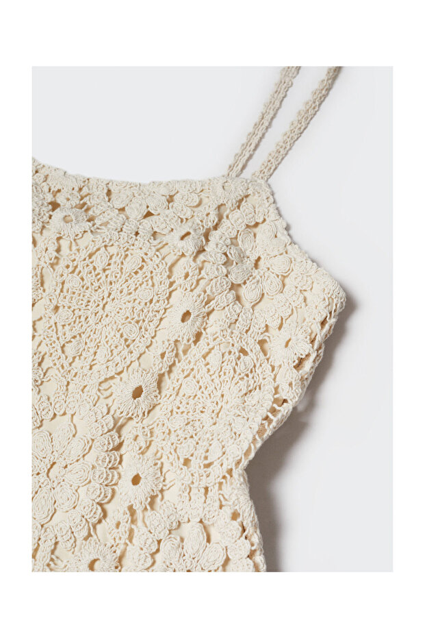 Crochet short dress - 8