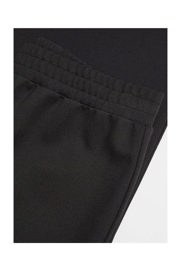 Straight trousers with elastic waist - 5