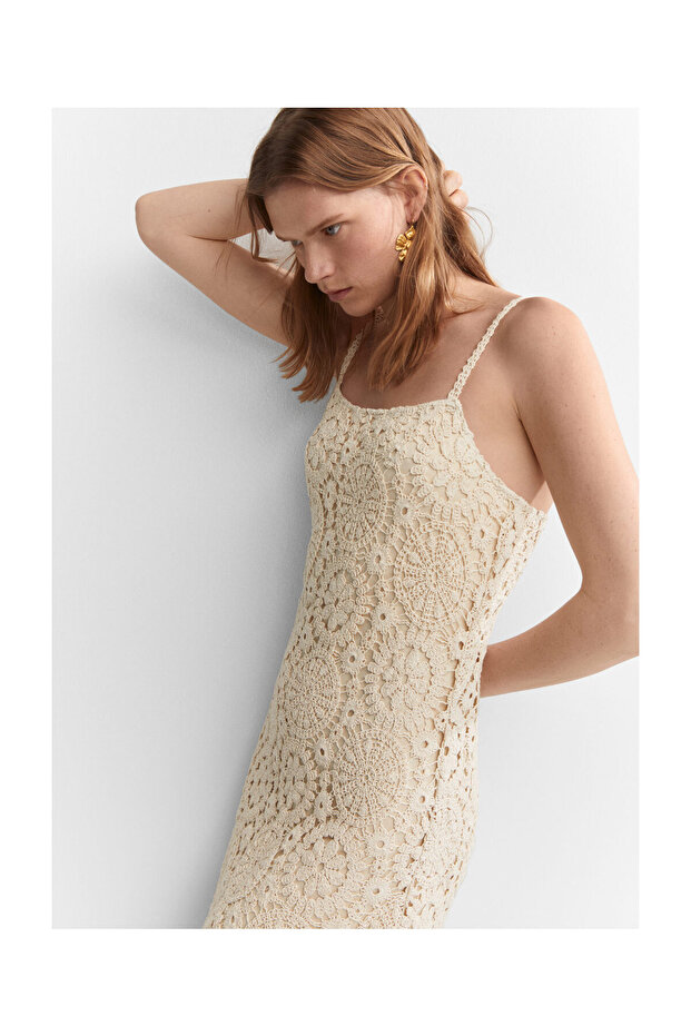 Crochet short dress - 5