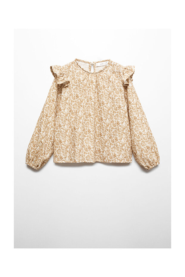 Ruffles printed blouse - 1