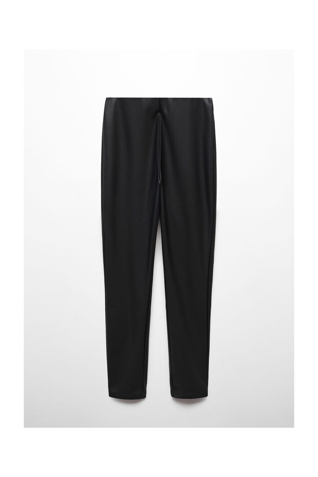 Faux leather leggings - 1