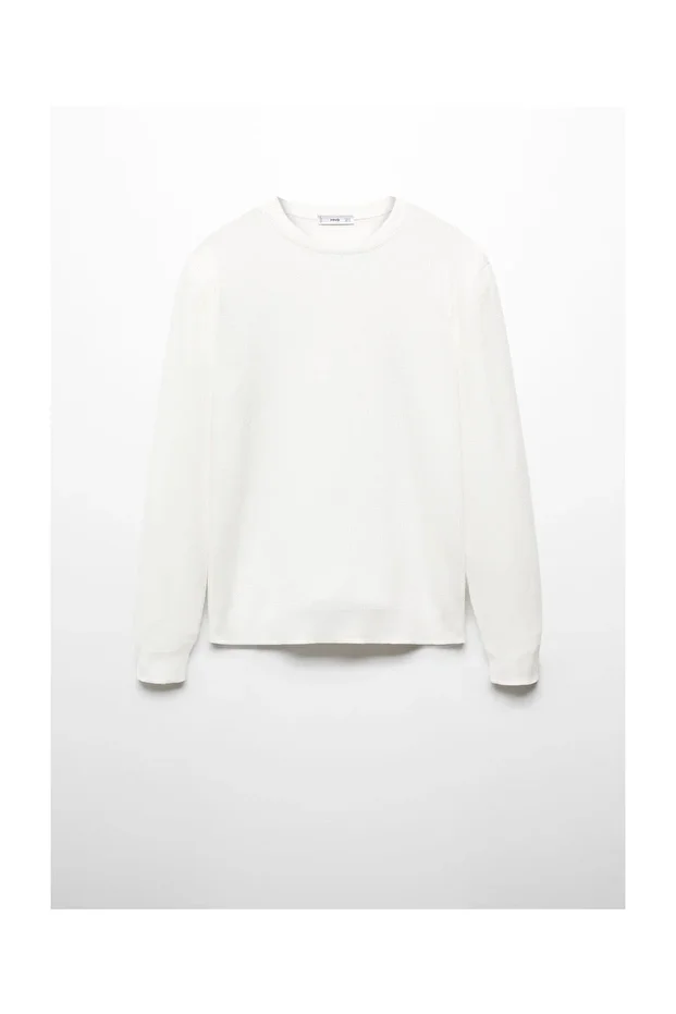 Structured cotton sweater - 1