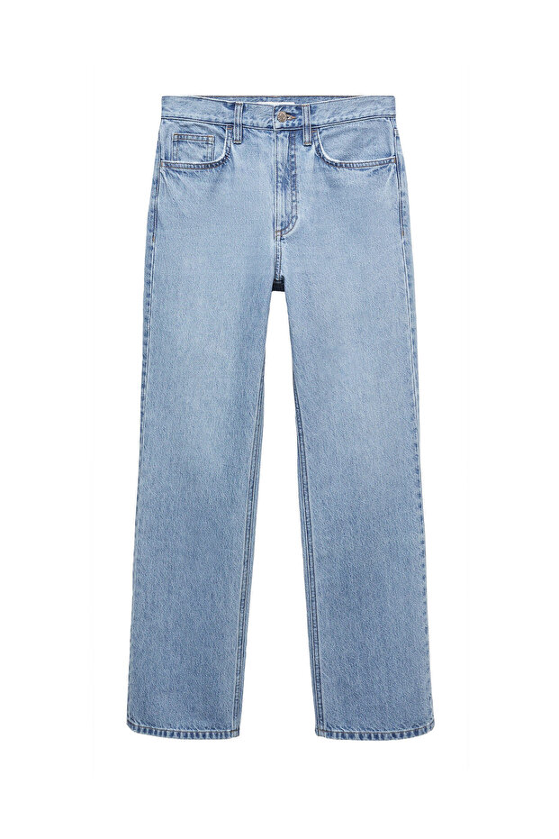 Mid-rise straight jeans - 3