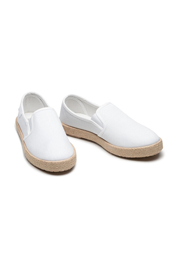 Espadryle Białe Dorośli - 5