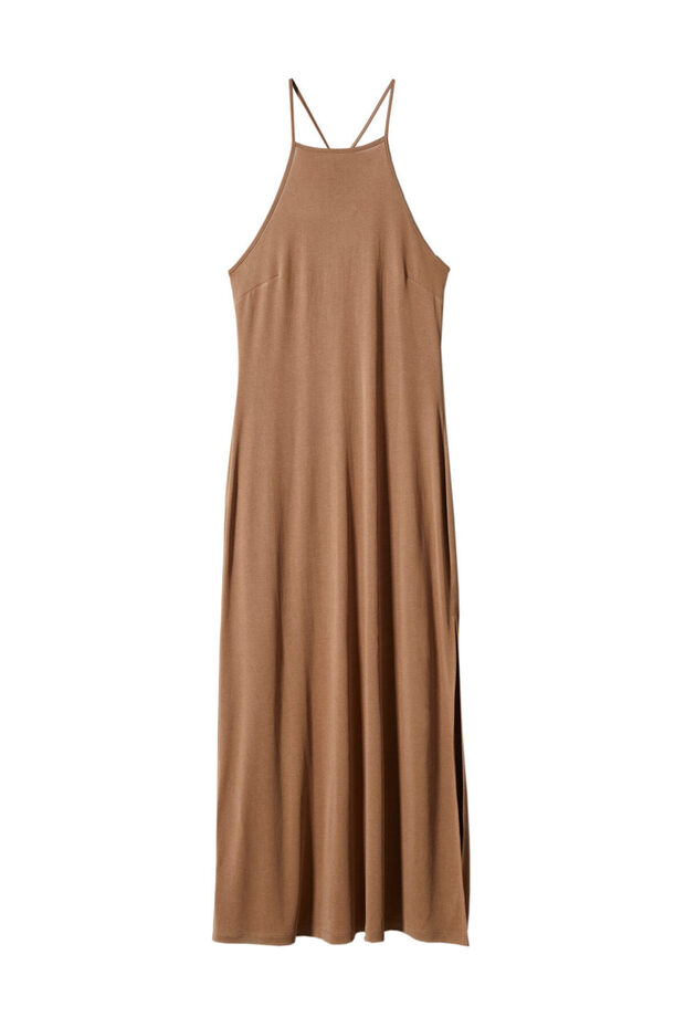 Halter-neck modal dress - 2
