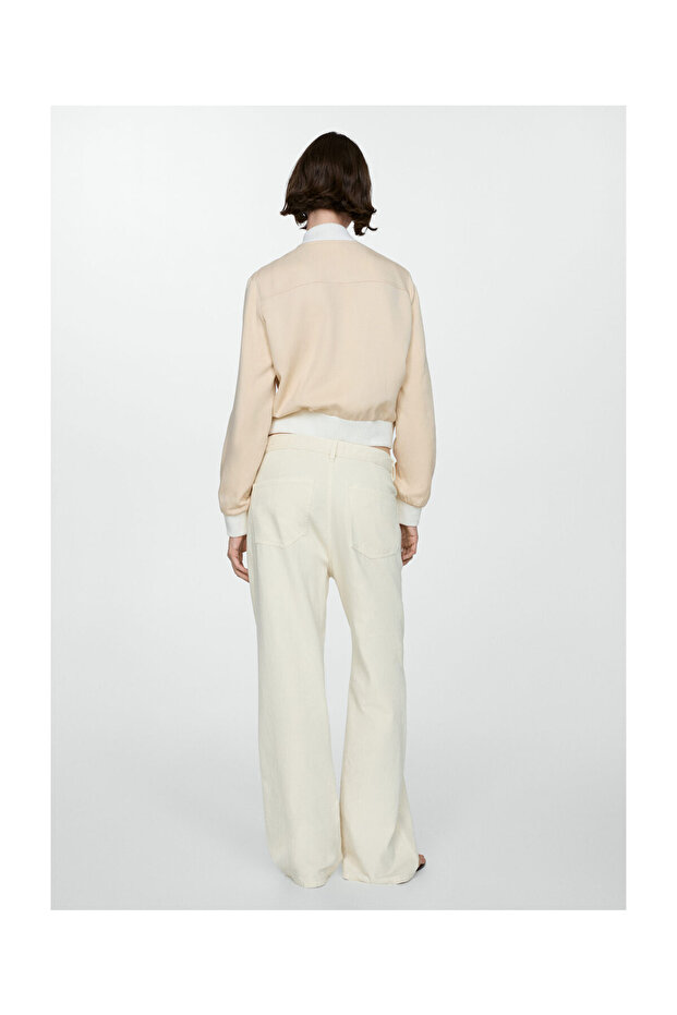 Leinen-Lyocell-Bomberjacke - 6