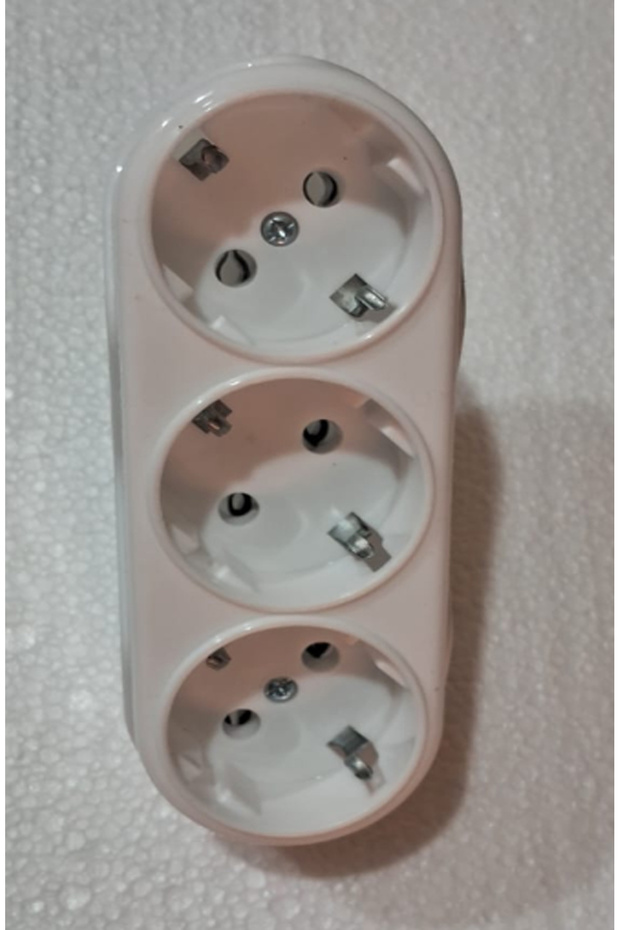 مقبس كهربائي ثلاثي مسطح مع تأريض - 2