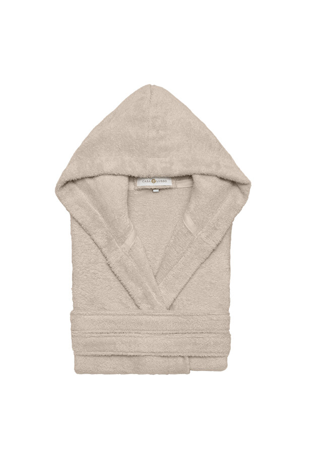 HOODED MICRO MODAL BATHROBE - 1