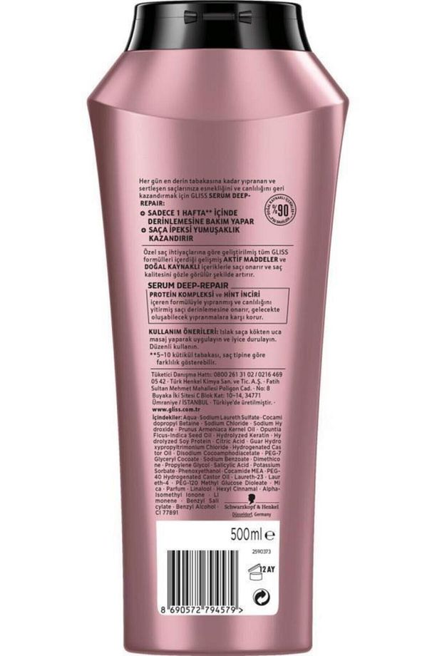 Serum Deep Repair Onarıcı Şampuan 500 ml X 4 Adet - 4