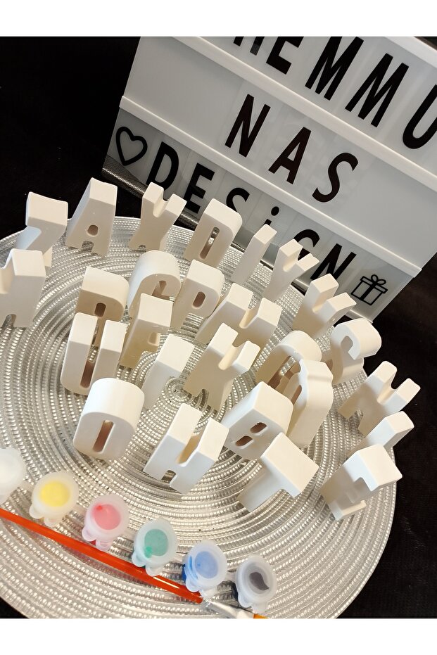 Harf tas boyama seti - 2