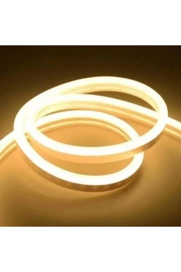 Neon Esnek Şerit Led 10 Metre Gün Işığı + 220 Volt Fişli Su Geçirmez - 1