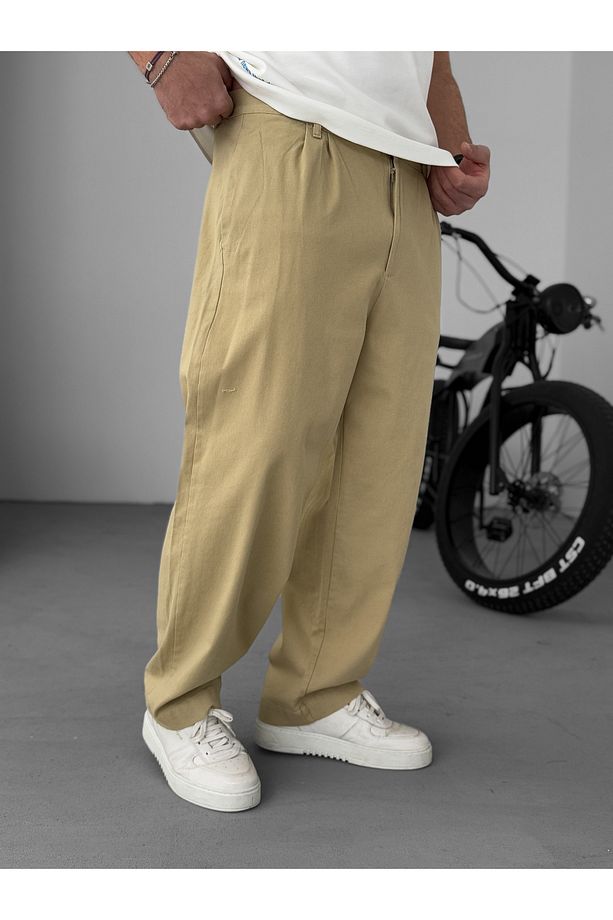 Bej Basic Boyfriend Pantolon KE-1008/1005/1009 - 4