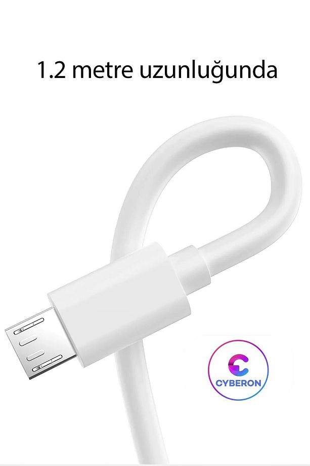 Tüm Telefonlar ile uyumlu Samsung Galaxy A10 Micro Usb Hızlı Şarj Kablosu Android Şarj Aleti kablosu - 3