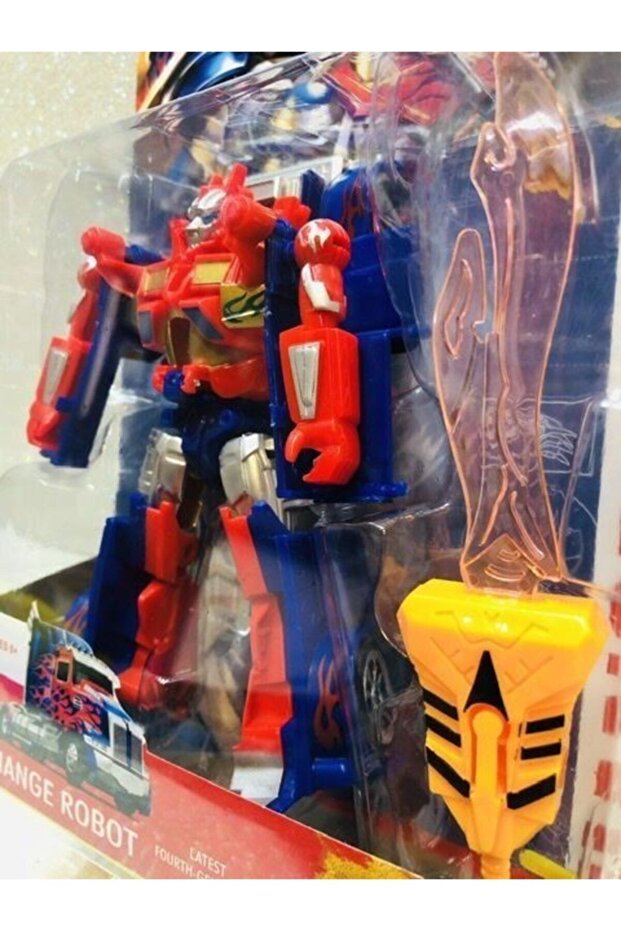 Transformers Optimus Prime Dönüşen Oyuncak Robot Araba - 3