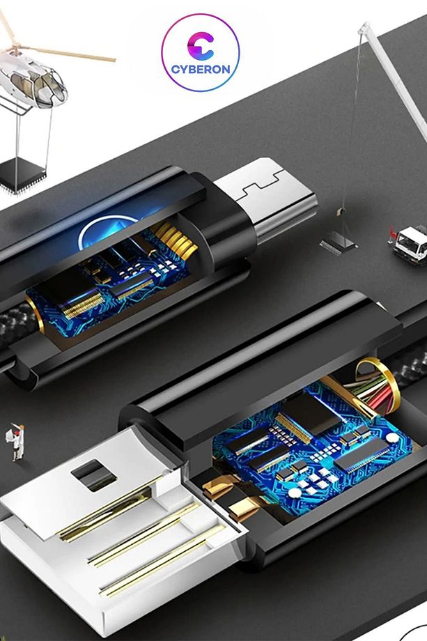 Tüm Telefonlar ile uyumlu Samsung Galaxy A10 Micro Usb Hızlı Şarj Kablosu Android Şarj Aleti kablosu - 5