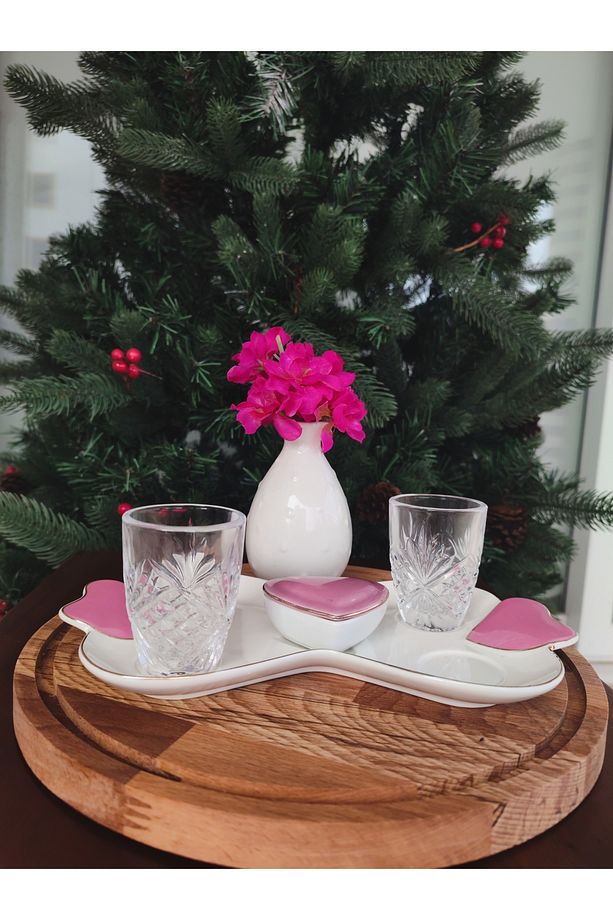 Aron 4'lü Mini Kahve Yanı Bardağı Seti 70 ml Klasik - 2