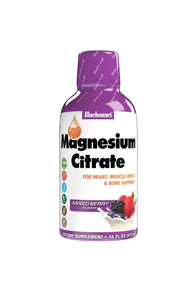 Magnesium Citrate 420 mg - Calm Mind & Body, Heart, Muscle, Sleep Support - Non-GMO, Vegan - 16 oz