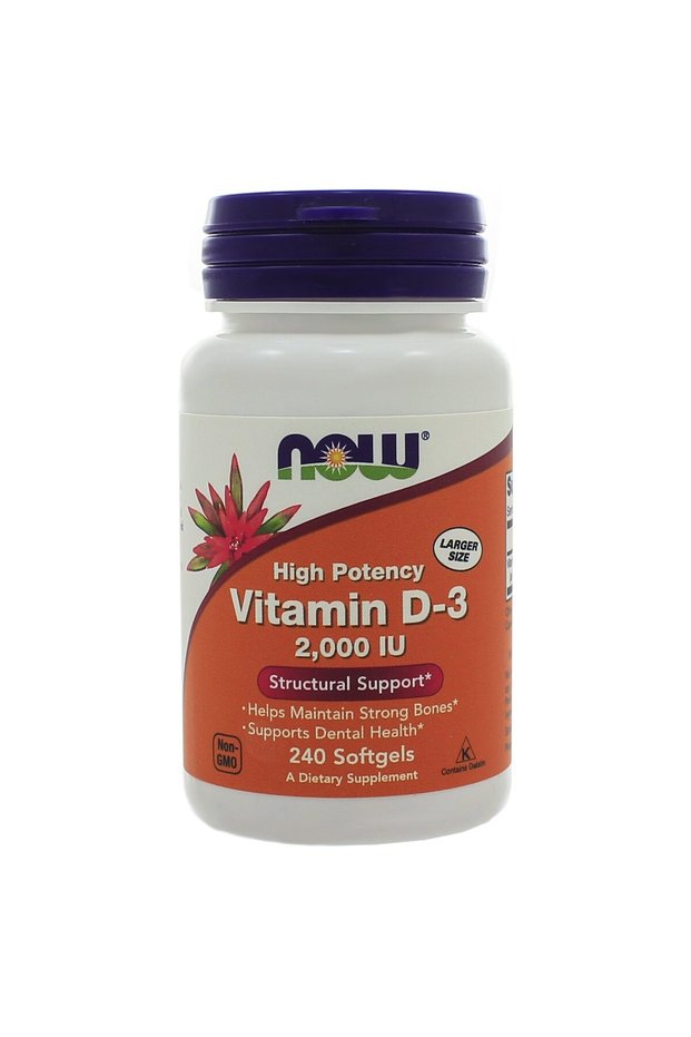 Foods, Vitamin D-3, 5,000 IU, 240 Softgels