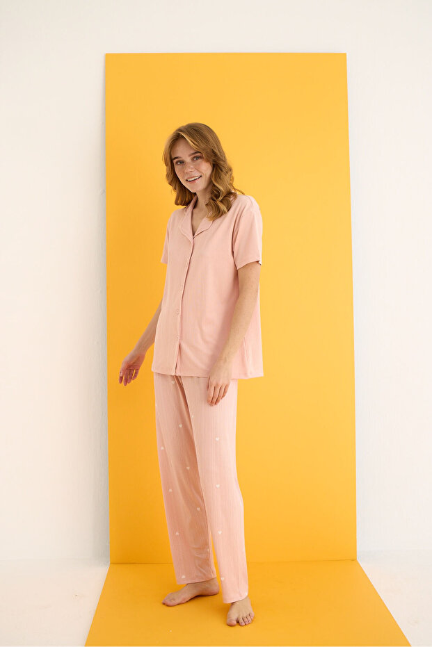 PEGASUS DÜĞMELİ PİJAMA TAKIMI - 2