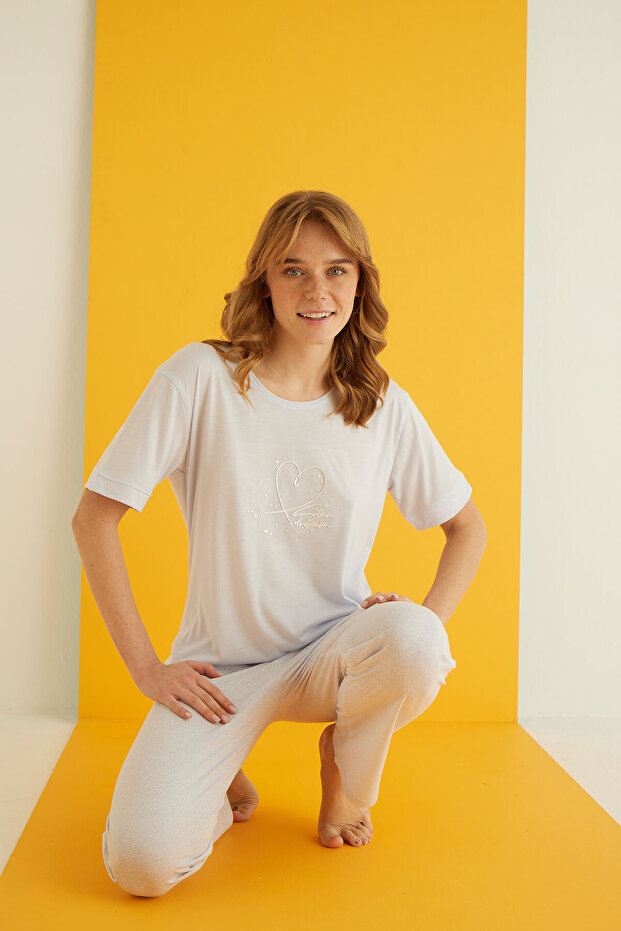 VİSKON PİJAMA TAKIMI - 1