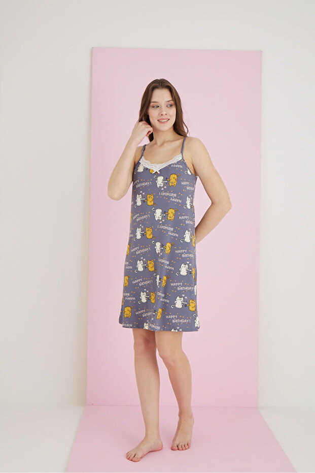 BAMBOO İP ASKILI TUNİK - 2