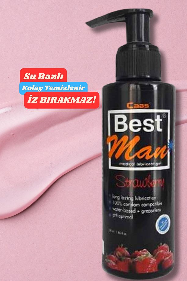 Su Bazlı Basma Aparatlı Şeffaf Çilekli Jel 150 ml - 2