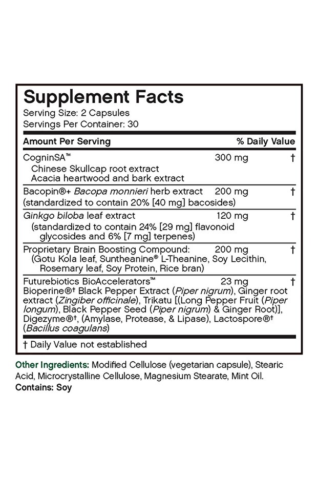 ثينك فاست، لتحسين أداء الدماغ والذاكرة، 60 كبسولة نباتية - 7