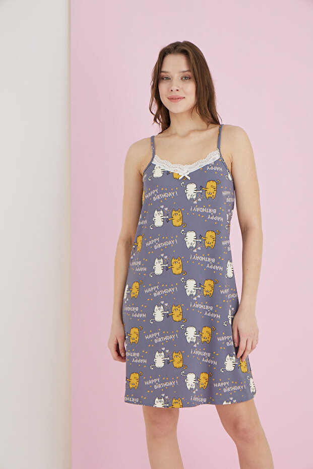 BAMBOO İP ASKILI TUNİK - 1