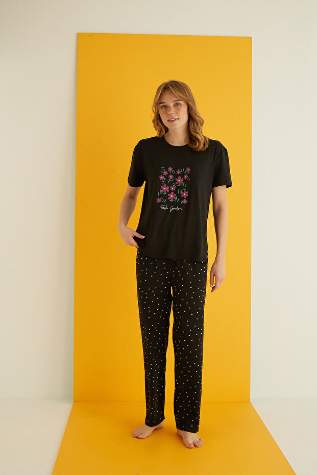 طقم بيجامة من الخيزران - 2