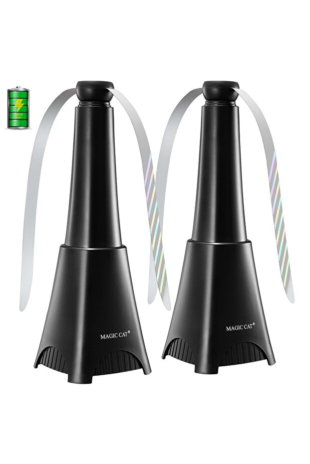 Portable Rechargeable Fly Repellent Fan, 2000mAh Table Fan, Belfans 2-Pack