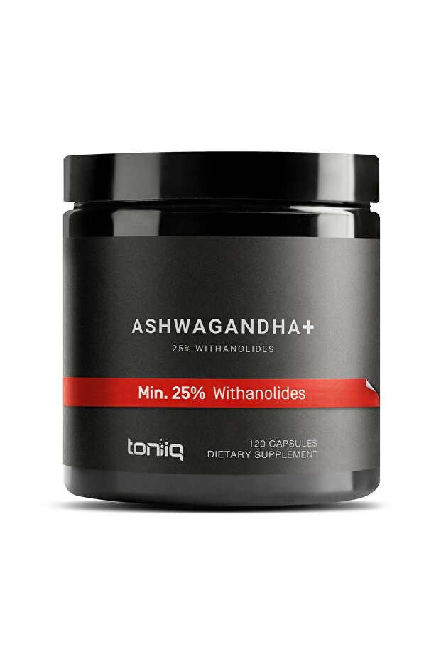 Ashwagandha - 40:1 Extract, 25% Withanolides, Wild Harvested, Lab Tested - 120 Capsules